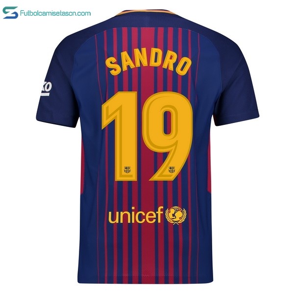 Camiseta Barcelona 1ª Sandro 2017/18